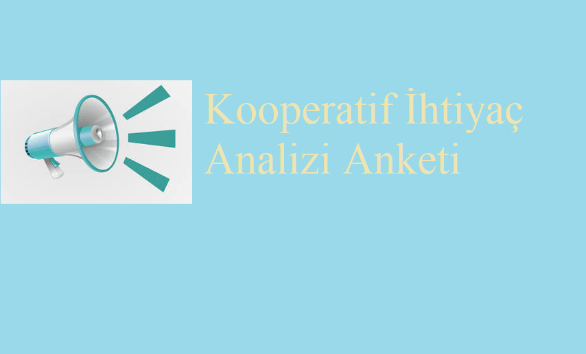 Kooperatif İhtiyaç Analizi Anketi